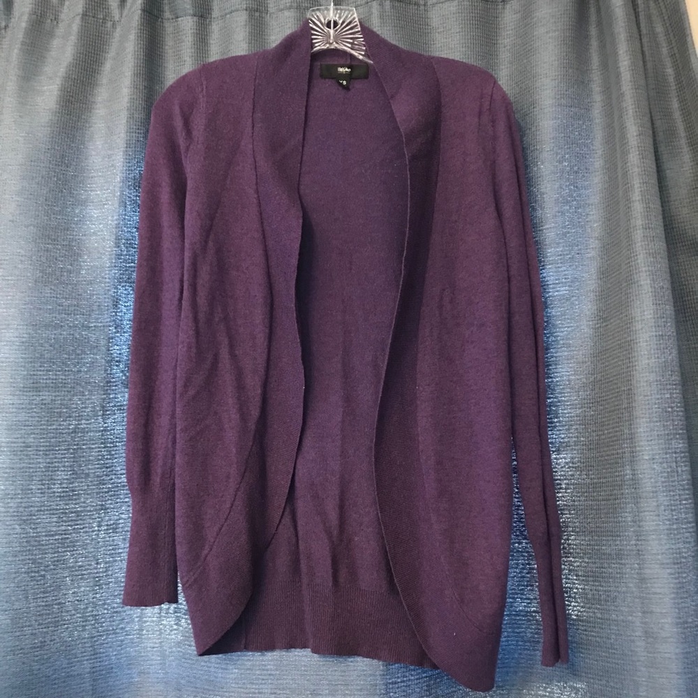 Mossimo purple cardigan xs